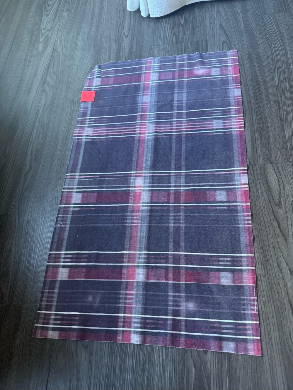 lululemon athletica Plaid Yoga Mat Towel in Purple and Pink (the small) towel